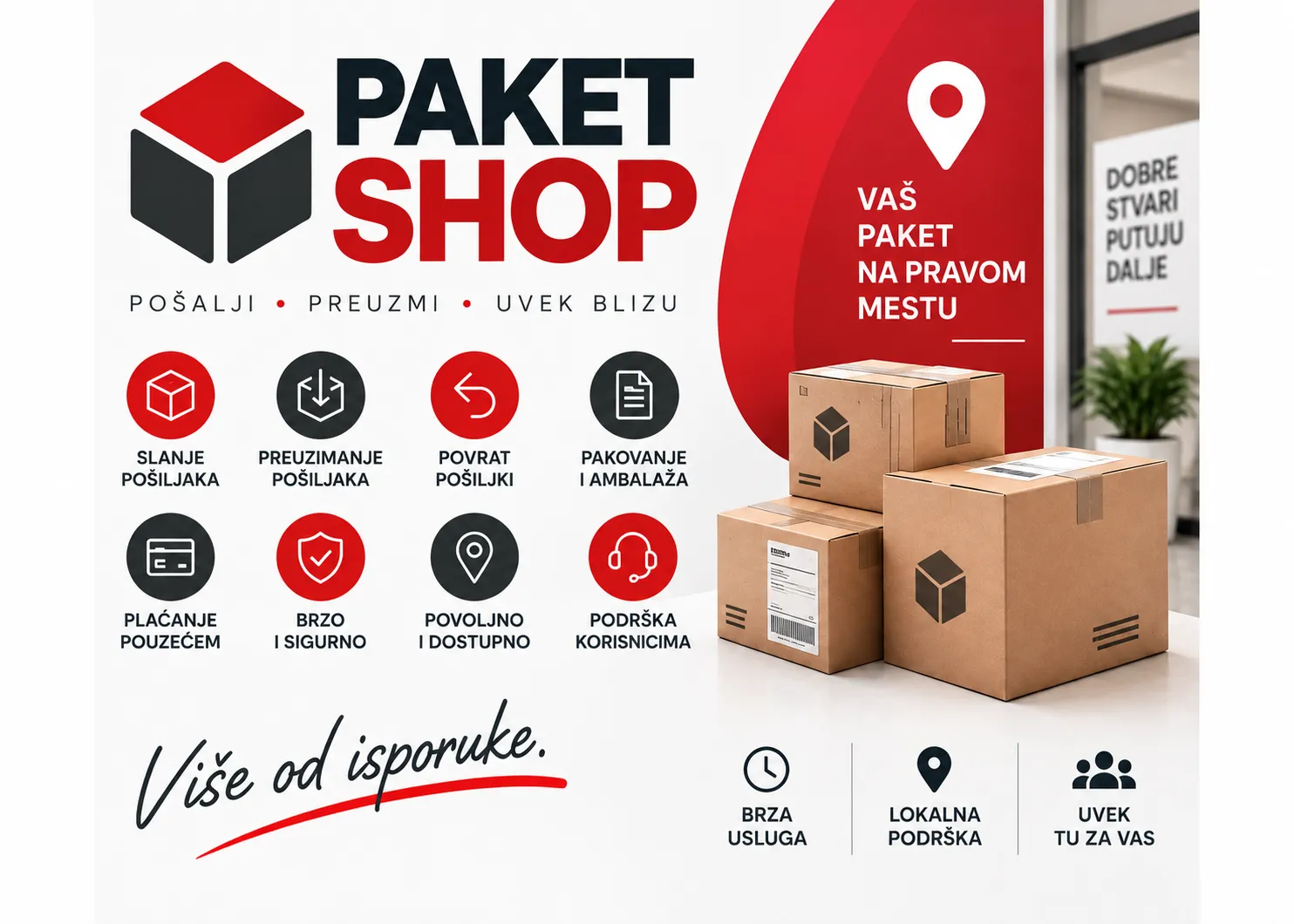 Paket Shop - Brza pošta