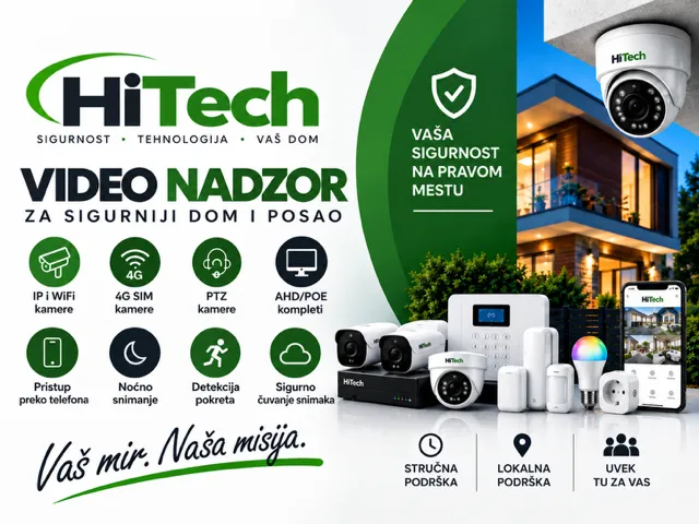 Online Shop Video nadzora HiTech